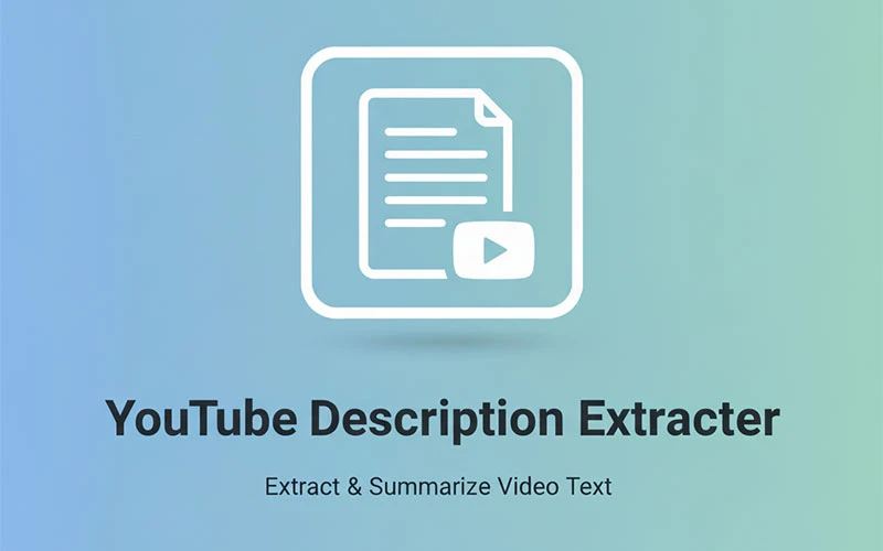 YouTube Description Extractor Tool